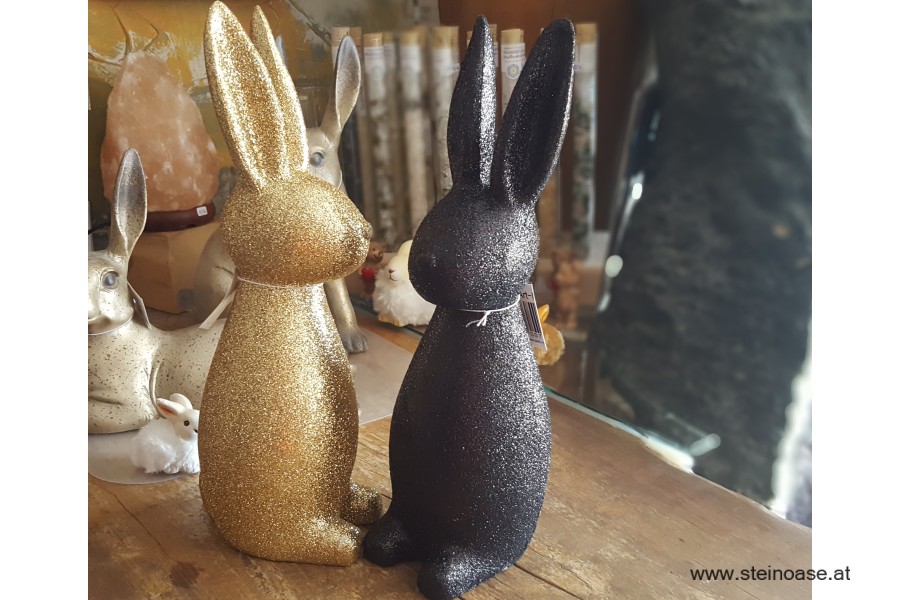 Glitzer-Hase 'GOLD'